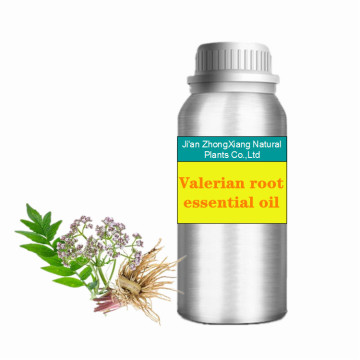 Aromaterapia com petróleo essencial da valeriana natural para relaxamento,