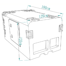 Customized IP67 Mobile Refrigerated Container for Emergency Relief Use