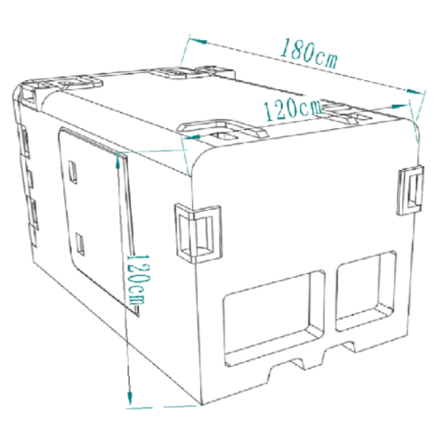 Customized IP67 Mobile Refrigerated Container for Emergency Relief Use