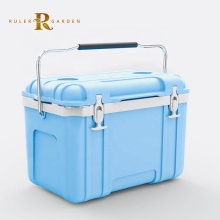 Customized Blue Plastic Outdoor Camping BBQ Food Ice Cooler Box