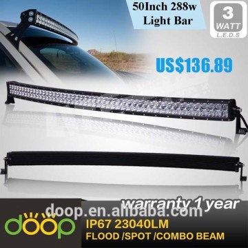 Super Bright 50 Inch 288W Radius LED Light bar,Cree Led Bar