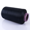 75/36 polyester textured yarn dope dyed black