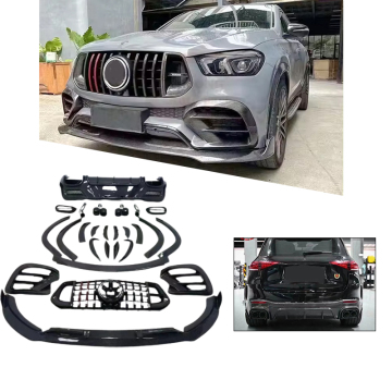 AMG To B-Brabus Rocket 900 Carbon Fiber Body Kit for Mercedes Benz W167 GLE53 63 Coupe SUV (2019-2023)