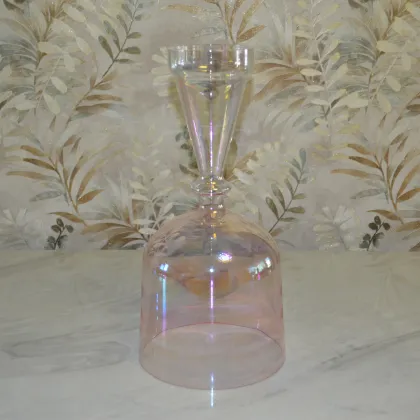 HF Light Pink Cosmic Light Quartz Crystal Singing Bowl