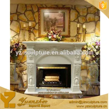 home decoration small hand carved marble fireplaces stone statue