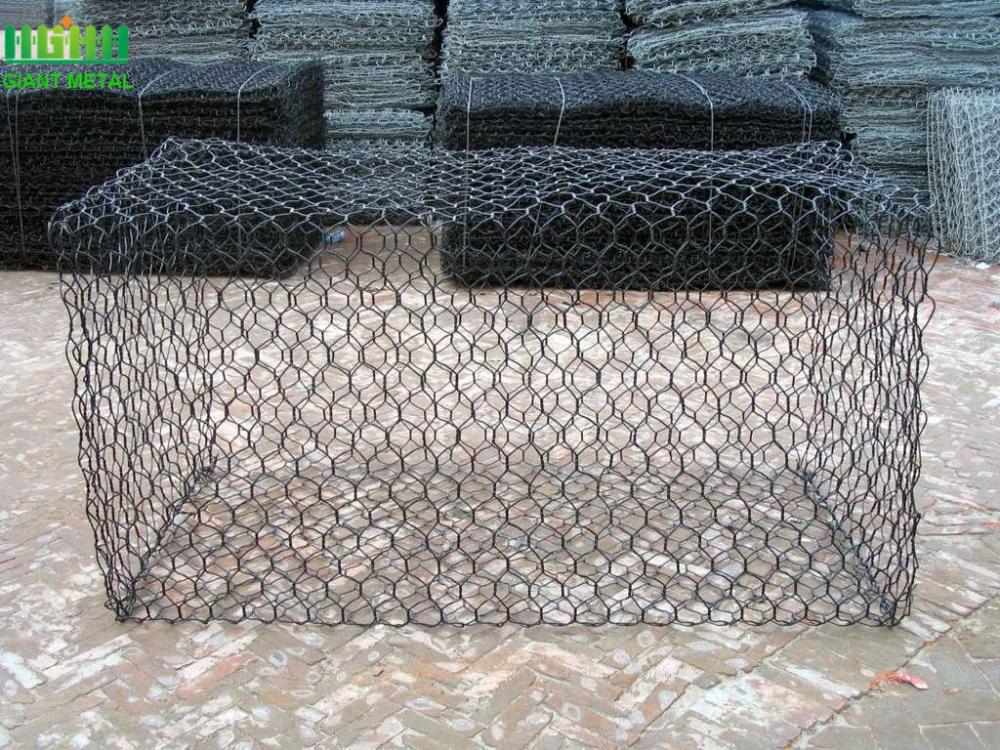 Hot Dipped Galvanized Hexagonal Wire Mesh Gabion Basket