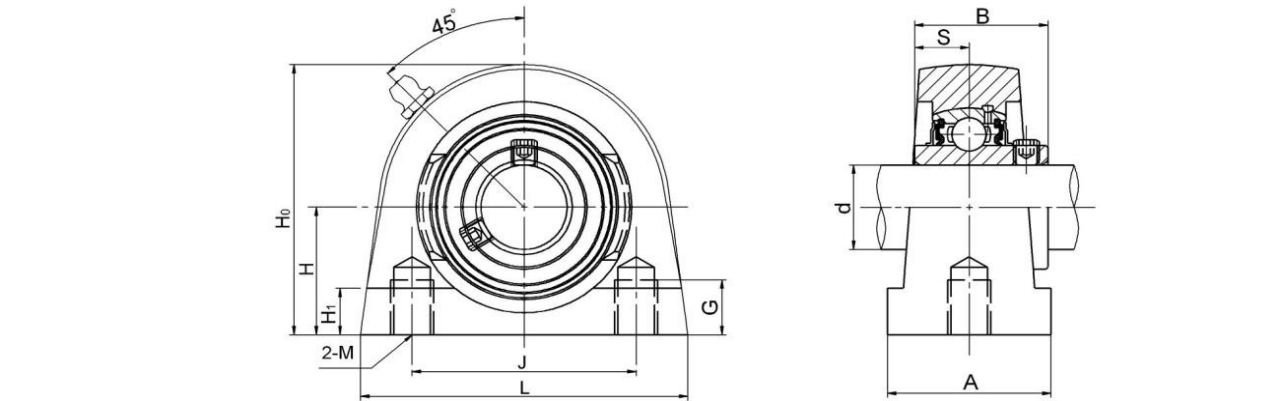 Bearing Housing Units UCPG200 Series