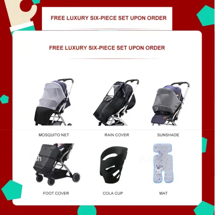 Umaubaby Baby Stroller High Landview Lightweight Stroller Two-way Stroller to ride or lie down newborn baby Aluminum Stroller