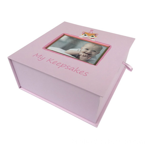 Pink Design Baby Treasure Cardboard Box