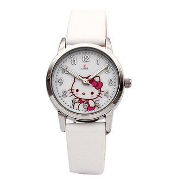 Silicone Play Image Watch for Kids, with Quartz Movement, Made of Stainless SteelNew