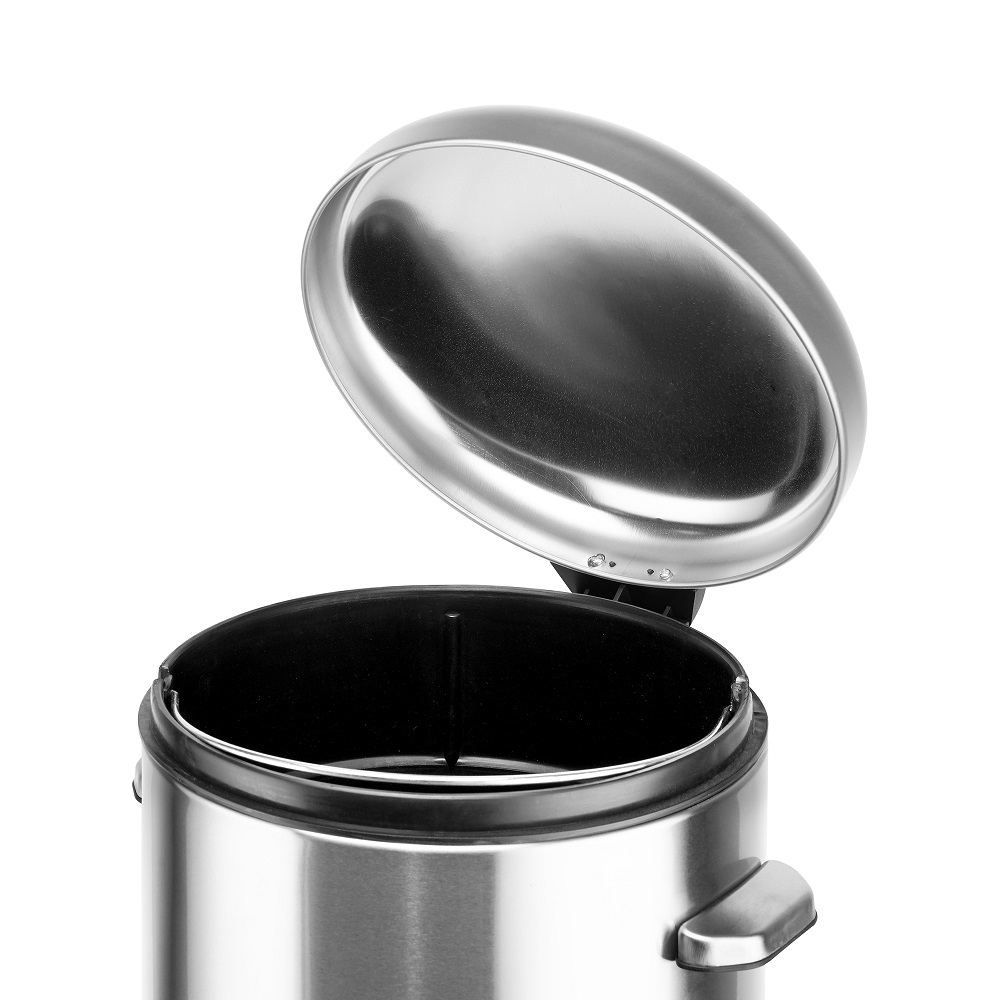 stainless steel trash can