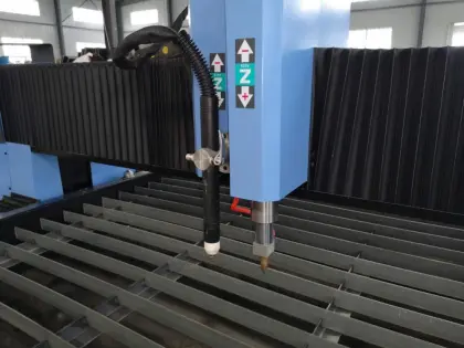 CNC Hypertherm plasma marking machine for steel cutting