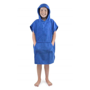 Kid Poncho Beach Towel Printed cotton kids poncho towel hooded changing robe Supplier