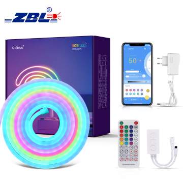 New Design: Pure Silicone LED Neon Light Kit with RGBIC Function - Available in 2m, 3m, and 5m Sets (6*13mm & 8*17mm) - Perfect for DIY Holiday Decorations