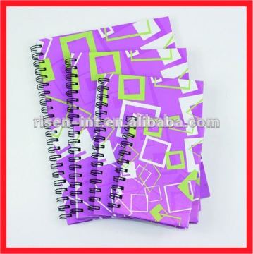 Different size notebook with same design
