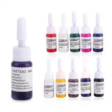 10pcs 5ml/Bottle Tattoo Ink Body Paint Microblading Eyebrow Permanent Makeup Tattoo Ink Tattoo Machine Pigment Supply Kit