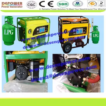 CE,ISO,1,2,2.5,3,5,6,7KW,Biogas generator,LPG generator,Natural gas generator