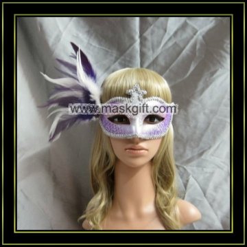 new design purple or silver theme Venetian style carnival party masks