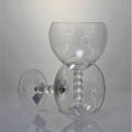 Copas de vino de cristal creativo de vástago creativo