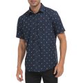 Camisa floral de algodón Elena Maxi Camisa floral negra hombre hombre