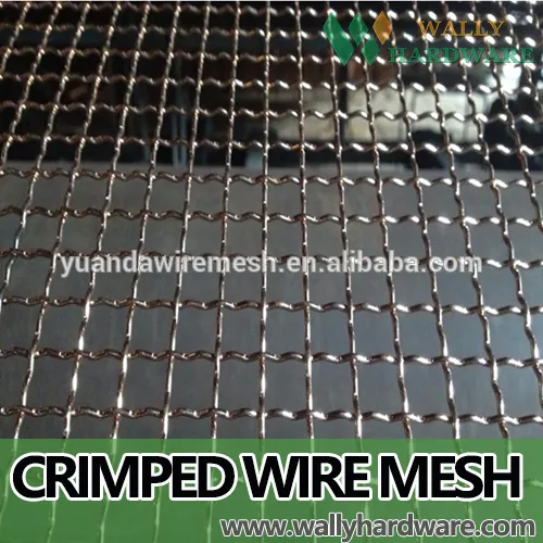 High Tensile 3mm X 30mm Crimped Wire Mesh/Mn65 Crimped Metal Mesh