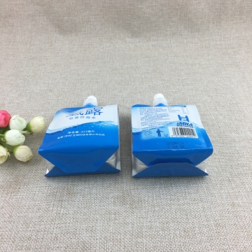 Drinking water nozzle bag juice packaging for beverage