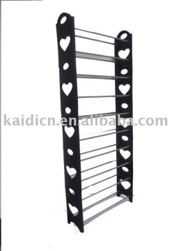 heart-shape shoes rack