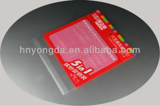 Red Self-adhesive Polybag Plus Sealing Flap