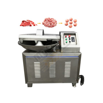 Industrial Electric Meat Chopper Machine with Pork Cutter and Grinder Bowl (5L/20L/40L/80L/125L) 6 Blades