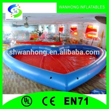 New design heart-shaped inflatable swimming pool for lovers