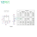 YZPST 브랜드 16A BTA316B-800C TO-263 TRIAC