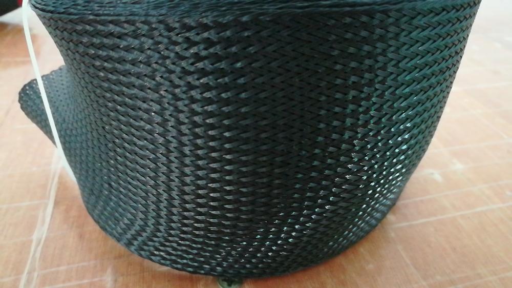 Black Cable Nylon Expandable Braided Cable Sleeve