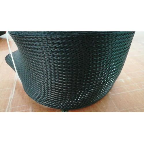 Vỏ bọc cáp bện có thể mở rộng Nylon màu đen