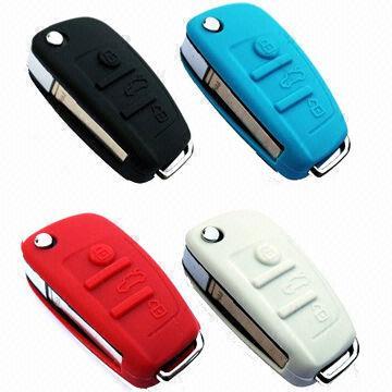 Eco-friendly Silicone Car Key Covers Promotional Gifts, Multi-color, Toyota, Ford