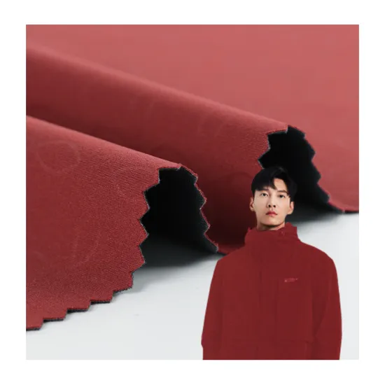 Best Shell Fabric: Double-Sided Embossed and Printed Knit with TPU Coating for Water-Resistant Raincoats