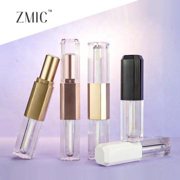 Unique Double-Sided Lipstick and Lip Gloss Kit - Luxury Dual-End Makeup Tubes