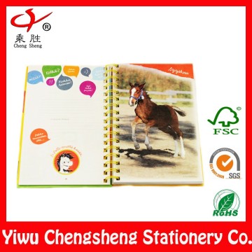 China horse a5 custom pages notebook