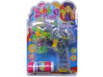 BUBBLE GUN W/LIGHT