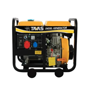 Waste Oil Suitable 7 KVA Yellow Diesel Generator with Recoil and Electric Start