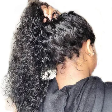 Hd Full 360 Lace Frontal Wig Raw Indian Virgin Afro Kinky Curly Human Hair Transparent Lace Front Wig For Black Women Human Hair