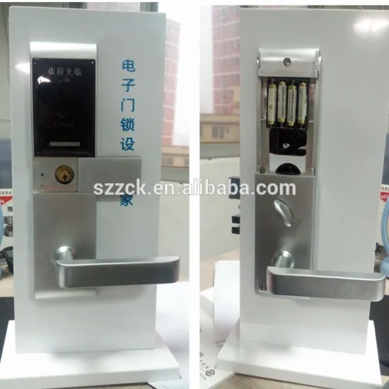 electric keyless hotel card reader door lock