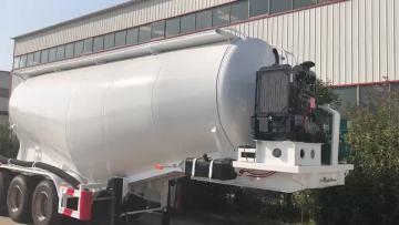 3 axle V shape Bulk Cement Tanker Semi Trailer for sale