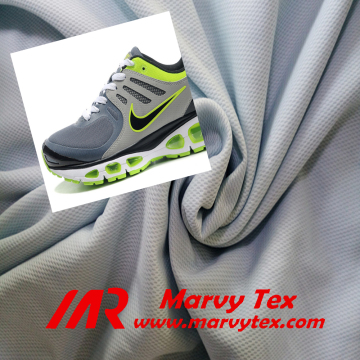 shoe material order from china direct 100% polyester stretch eyelet fabric