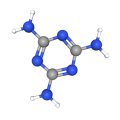 Cyanurotriamid -Melamin -Pulverflammanteile