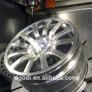 5-axis DMG mori machine produce aluminum parts as car racing parts