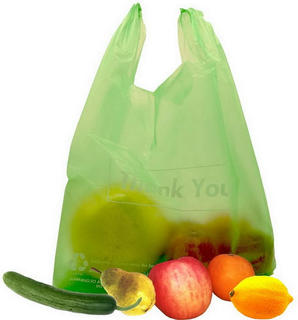 LDPE T-Shirt Plastic Bag Supermarket Grocery Bags