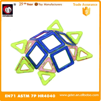 New magnetic tiles factory wholesale magnetic block 40 PCS