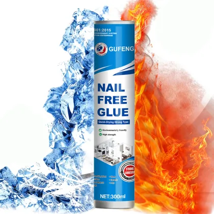 Waterproof Nail Free Glue for Ceramic, Stone, Metal, Wood, PVC and Most Substrates