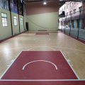 Rollos de piso de la cancha de vinilo de enlace para canchas de baloncesto