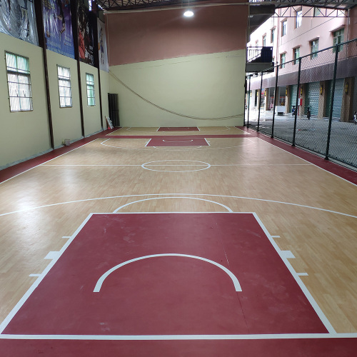 इनडोर बेस्ट पीवीसी बास्केटबॉल फर्श